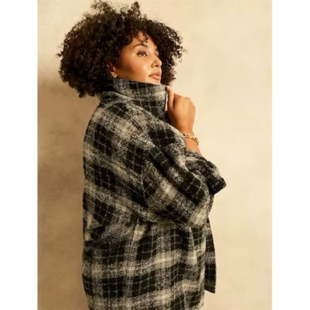 Banana Republic Italian Boucle Shirt Jacket Shaket Warm